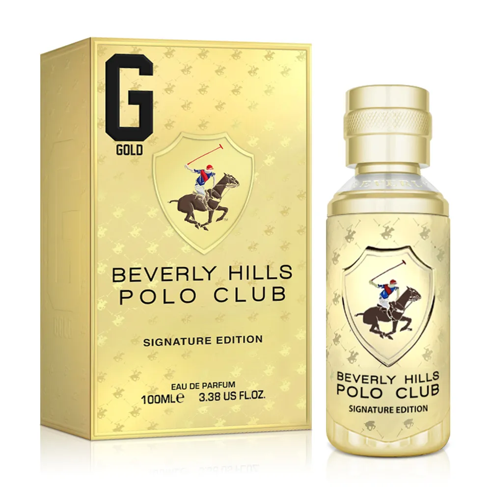 【B.H.POLO】金色馬球騎士精神男性淡香精100ml(專櫃公司貨)