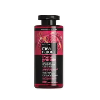 【mea natura 美娜圖塔】紅石榴亮麗護色洗髮精300ml(染後髮質適用)