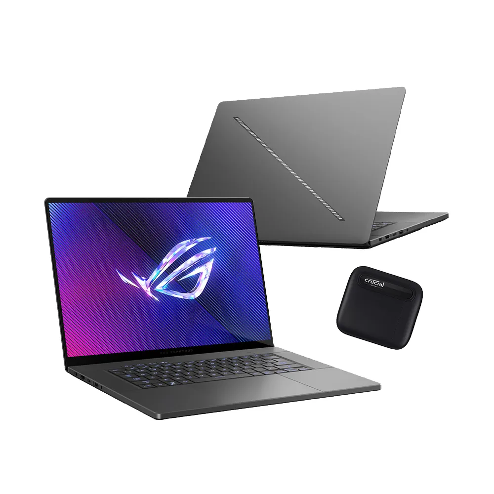 【ASUS】1TB外接SSD組★16吋Ultra 9 RTX4060電競筆電(ROG Zephyrus GU605MV/Ultra 9-185H/32G/1TB SSD/W11)