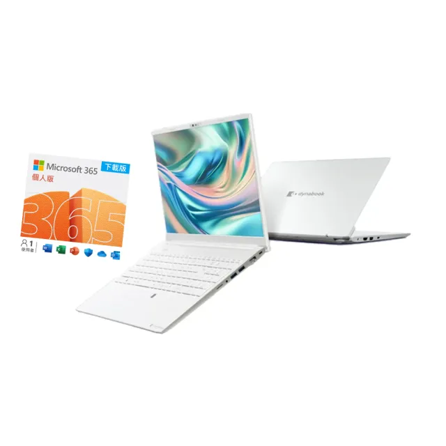 【Dynabook】微軟M365組★CS50L-K 15.6吋 輕薄筆電-雪漾白(Intel Core 5 120U/8GB/512GB/Win11/FHD IPS螢幕