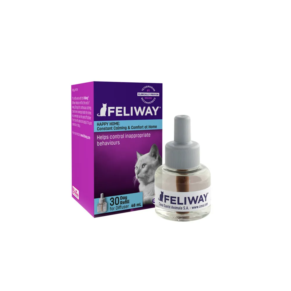 【法國FELIWAY】貓咪費洛蒙補充罐48ml(穩定貓咪情緒)