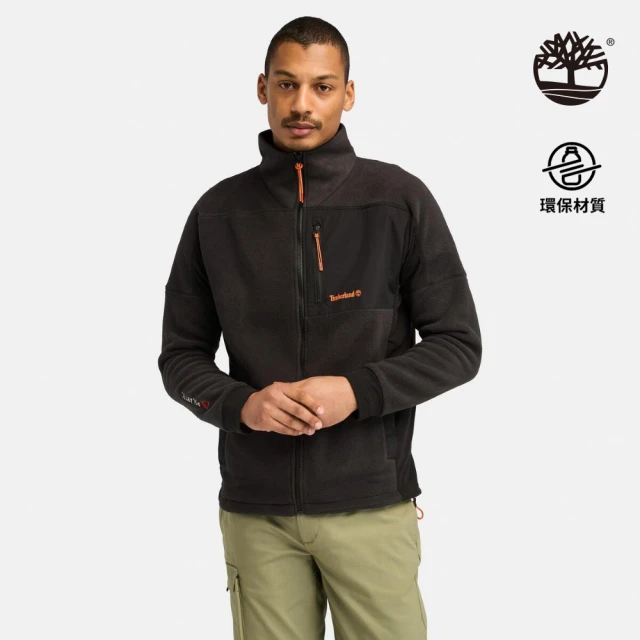 Timberland 男款黑色Polartec R抓絨外套(A5M7X001)