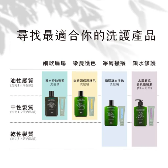 【黑淬絲】蜂膠草本淨化洗髮精320ml(清新亞麻 淨化皮屑/頭皮癢適用)