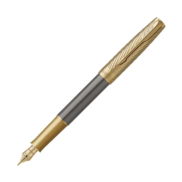 【PARKER】派克 卓爾 先鋒系列 金蓋 18k金鋼筆 f尖(Sonnet)