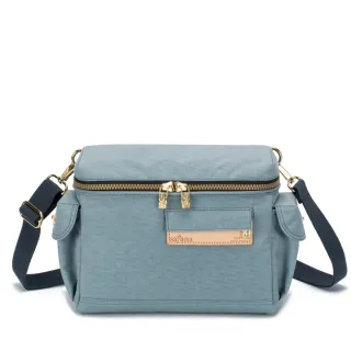 【satana】Soldier 趣淘異想斜背包 側背 / 肩背 防潑水 6.7吋手機 台灣製 SOS3210 - 石灰藍