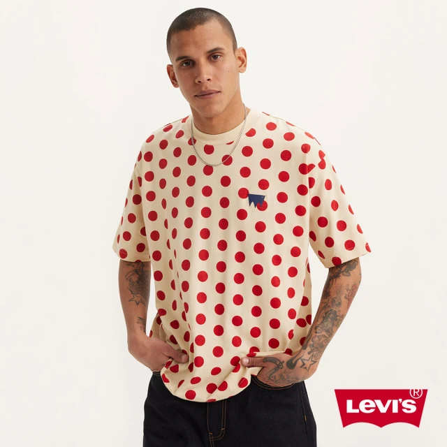 LEVIS 官方旗艦 Skateboarding滑板系列 男款 舒適短袖圓點 Tee 人氣新品A1005-0026