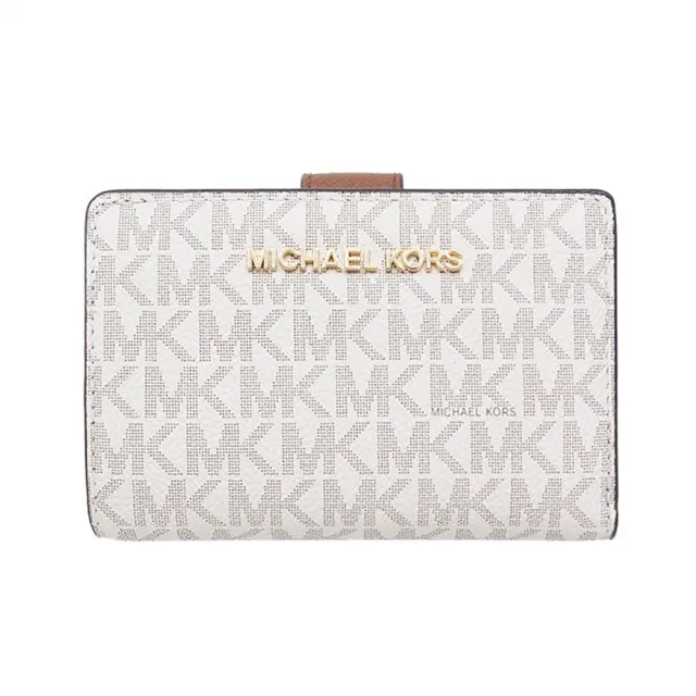 【Michael Kors】Jet set系列簡約皮革中夾(35F7GTVF2L/35F8GTVF2B)