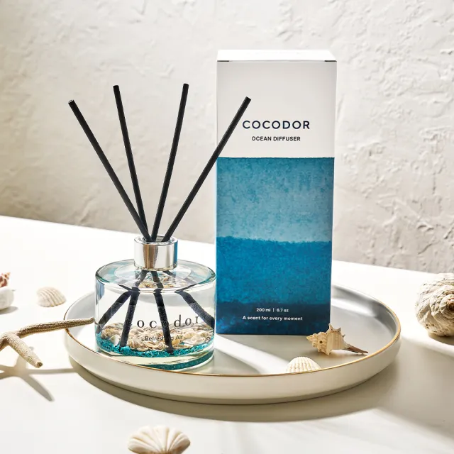 【COCODOR】2024夏季海洋擴香瓶200ml+補充瓶200ml(買2送1超值組/原廠直營)