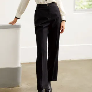 【H2O】修身靴型西裝長褲 #3638003(黑/卡/粉色)