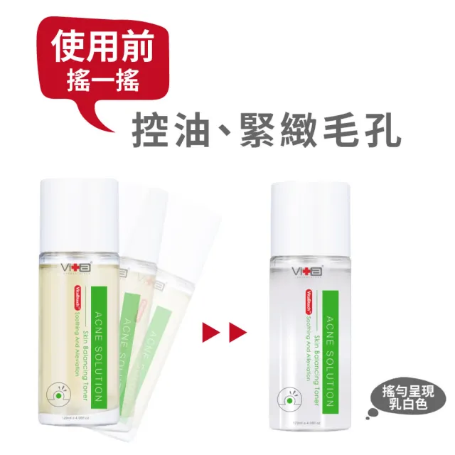 【Swissvita 薇佳】買一送一★速效抗痘調理菁露120mL(調理肌膚 緊緻毛孔)