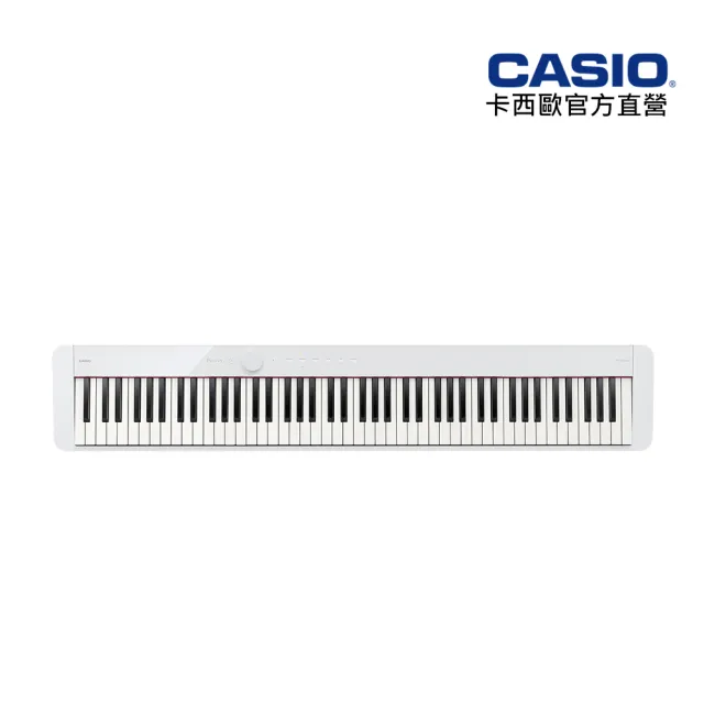 【CASIO 卡西歐】原廠直營數位鋼琴PX-S1100WE-S100(含三踏板+耳機)