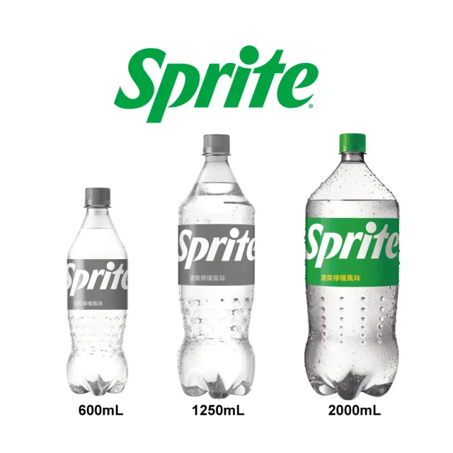 【Sprite 雪碧】寶特瓶2000ml x6入/箱