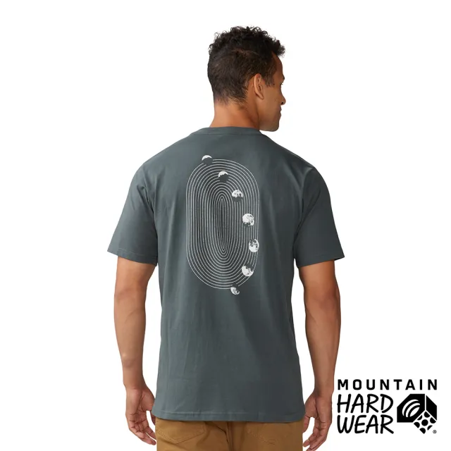 【Mountain Hardwear】Moon Phases™ Short Sleeve Men 月相圓缺短袖棉T恤 火山黑 男款 #2068101