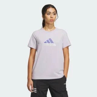 【adidas 愛迪達】LOGO 短袖上衣 T恤 女 IM8889