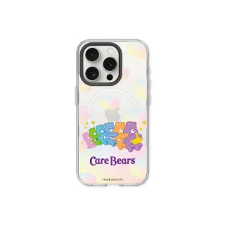 【RHINOSHIELD 犀牛盾】iPhone 15系列 Clear MagSafe兼容 磁吸透明手機殼/雲朵綿綿(Care Bears)