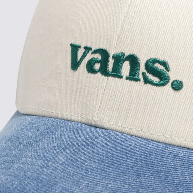 【VANS 官方旗艦】66 Structured Jockey 男女款米白色鴨舌帽