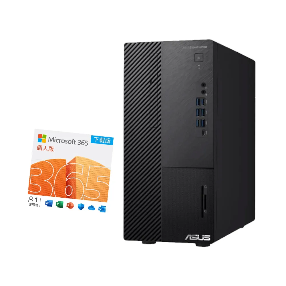 【ASUS 華碩】微軟M365組★i5六核電腦(i5-12500/8G/1T HDD+256G SSD/W11/H-M500MD-512500001W)