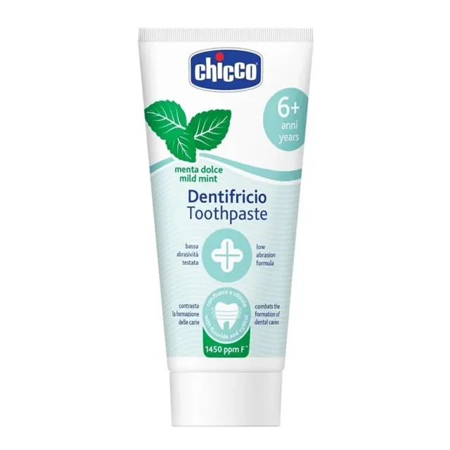 【Baby 童衣】Chicco 兒童木醣醇含氟牙膏 蘋果香蕉/水果草莓/鳳梨水果/薄荷 50ml/條 11750(共４款)