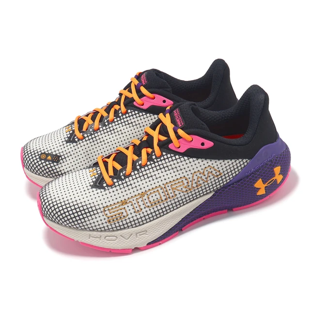 UNDER ARMOUR 防潑水慢跑鞋 HOVR Machina Storm 女鞋 灰黑 紫 運動鞋 UA(3026551300)