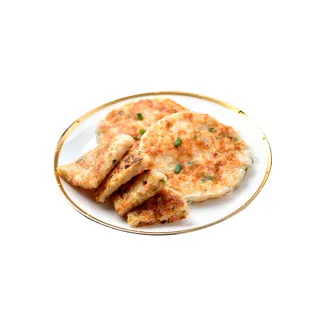 【鮮綠生活】宮廷月圓蝦餅 共5包(150g±10%/片 3片/包)