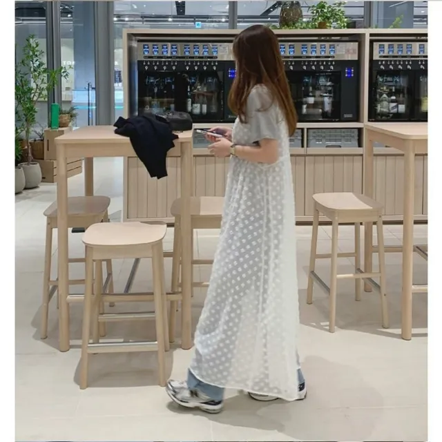 【巴黎精品】現貨+預購 連身裙無袖洋裝(圓領蕾絲背心罩衫女裙子a1go19)