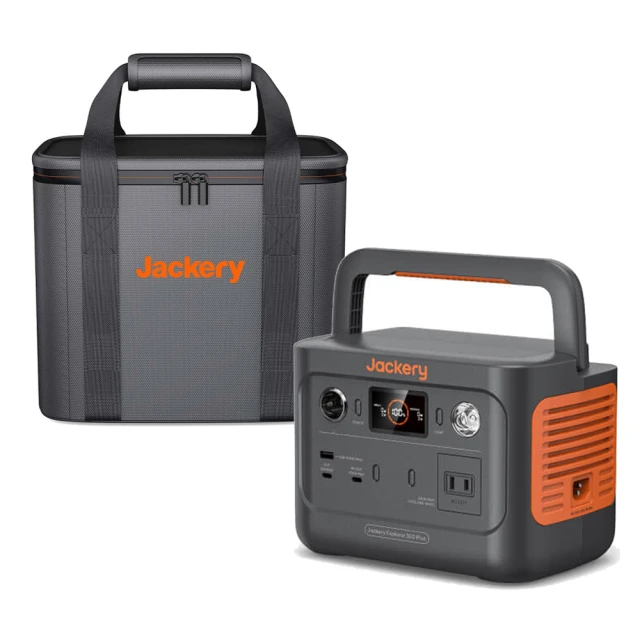 Jackery 300 Plus 儲能行動電源 戶外電源 + 專屬收納包