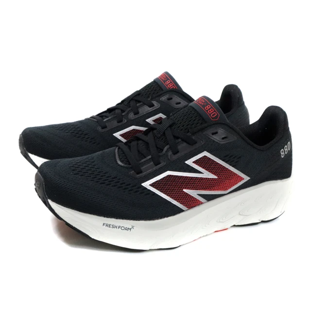 NEW BALANCENEW BALANCE NEW BALANCE FRESH FOAM 880 運動鞋 黑/紅 男鞋 M880H14-2E no160