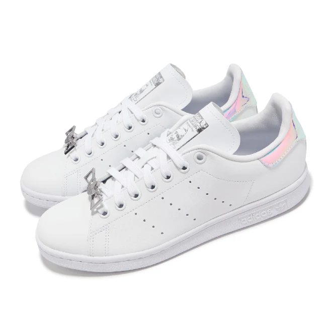 adidas 愛迪達 休閒鞋 Stan Smith J 大童 女鞋 白 史密斯 皮革 小白鞋 愛迪達(IF0104)