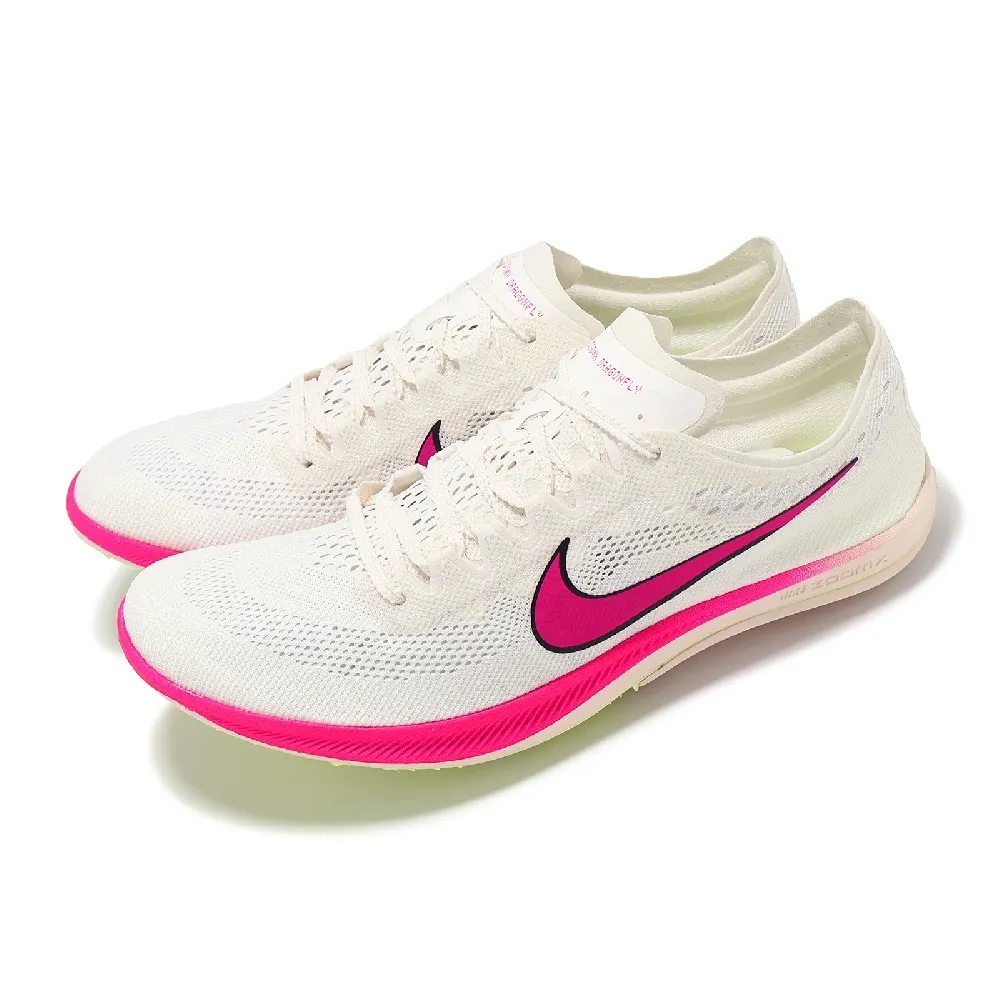 NIKE 耐吉】田徑釘鞋ZoomX Dragonfly 男鞋女鞋白桃紅輕量回彈可 NIKE 耐吉】田徑釘鞋ZoomX Dragonfly 男鞋女鞋白桃紅輕量回彈可