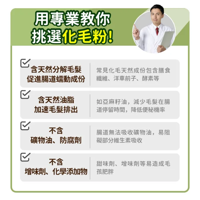 【毛孩時代】天然型態6合1專利化毛粉x5盒(貓狗保健食品/化毛粉/排毛粉/寵物保健)