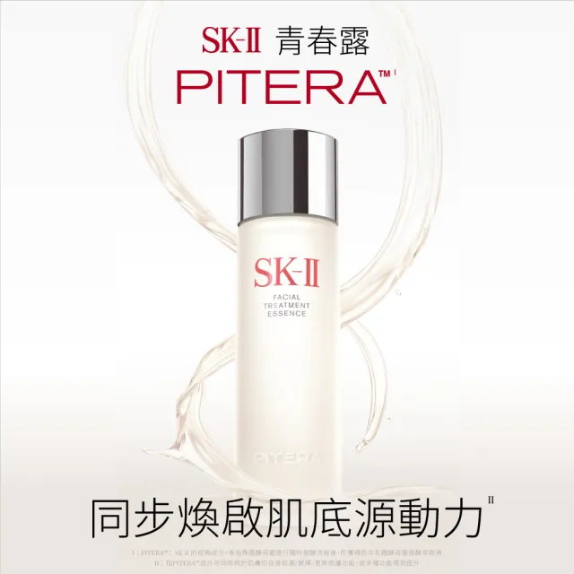 【SK-II】官方直營 青春露體驗套裝(青春露75ml+化粧水30ml+敷面膜2片/新客入門首選)