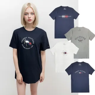 【Tommy Hilfiger】男生款 夏季薄款 經典印膠LOGO 短袖(平輸品)