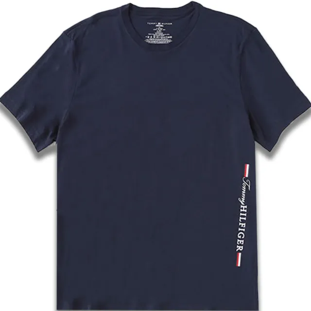 【Tommy Hilfiger】男生款 夏季薄款 經典印膠LOGO 短袖(平輸品)