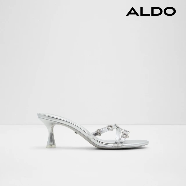 ALDO 雙11★BARBIEMULE-芭比聯名款涼跟鞋-女鞋(銀色)