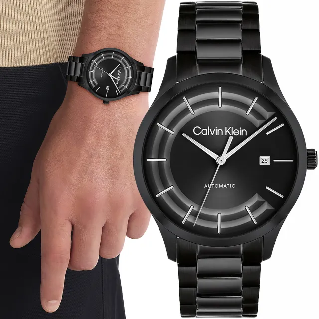 【Calvin Klein 凱文克萊】CK Iconic 簡約機械錶-40mm 99狂買節(25300023)