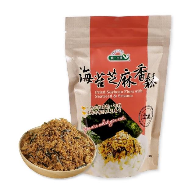 【統一生機】海苔芝麻香鬆200g