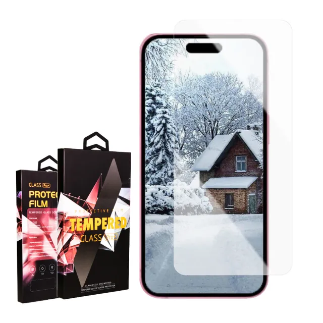 【SuperPG】IPhone 16 鋼化膜非滿版透明高清玻璃手機保護膜