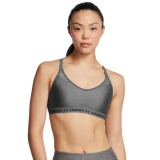 【UNDER ARMOUR】UA 女 Crossback 低衝擊運動內衣_1386424-025(灰色)