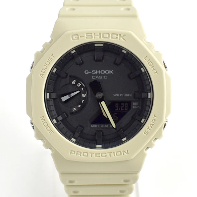 CASIO 卡西歐 G-SHOCK 農家橡樹GA-2100黑面卡其(GA-2100-5ADR)