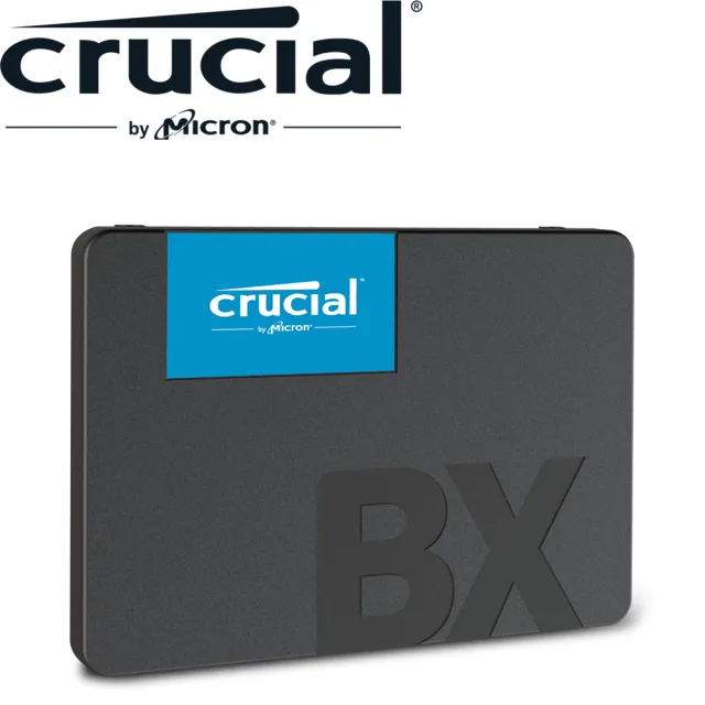 【Crucial 美光】搭外接盒 ★ BX500 500GB SATA ssd固態硬碟 (BX500-500G) 讀540M/寫500M