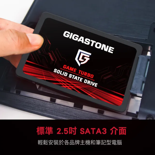 【Gigastone 立達】搭外接盒 ★ Game Turbo 1TB SATA ssd固態硬碟 5年保 讀560M