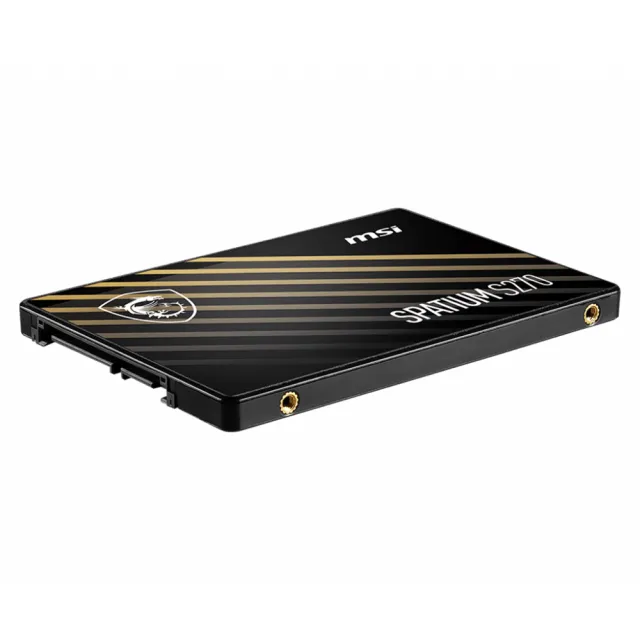 【MSI 微星】搭外接盒 ★ SPATIUM S270 480GB SATA ssd固態硬碟 5年保 (讀500M/寫450M)