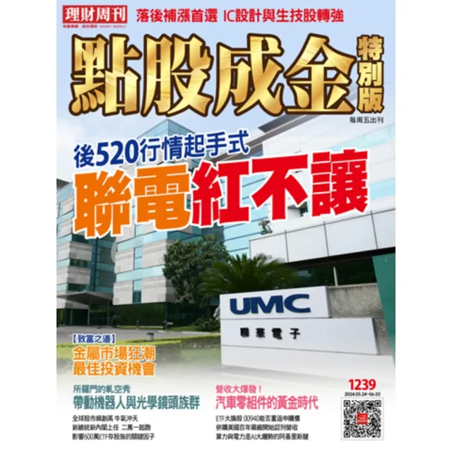 【momoBOOK】點股成金1239期(電子雜誌)