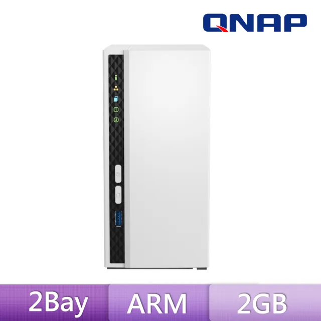 【QNAP 威聯通】搭WD 4TB x2 ★ TS-233 2Bay NAS 網路儲存伺服器