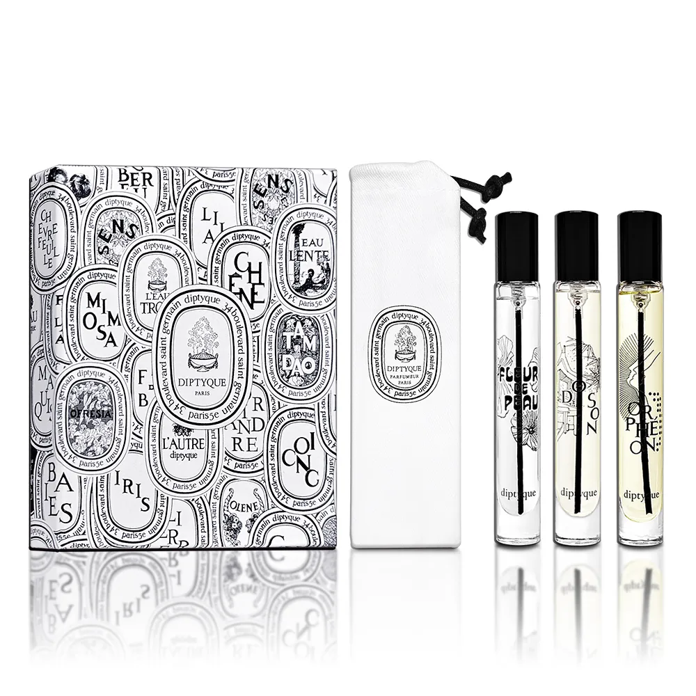 【Diptyque】經典款淡香精禮盒 10MLX3入(肌膚之華+杜桑+爵夢 平行輸入)