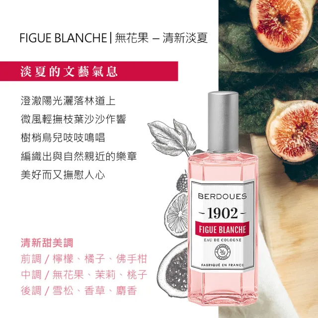 【Berdoues 1902】專屬記憶 無花果古龍水125ml(專櫃公司貨)