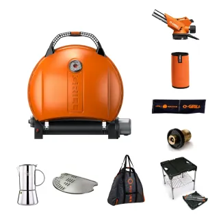 【O-GRILL】【品牌直營】900T / 900MT / 900T-E 美式時尚可攜式瓦斯烤肉爐(萬能！吃貨組)