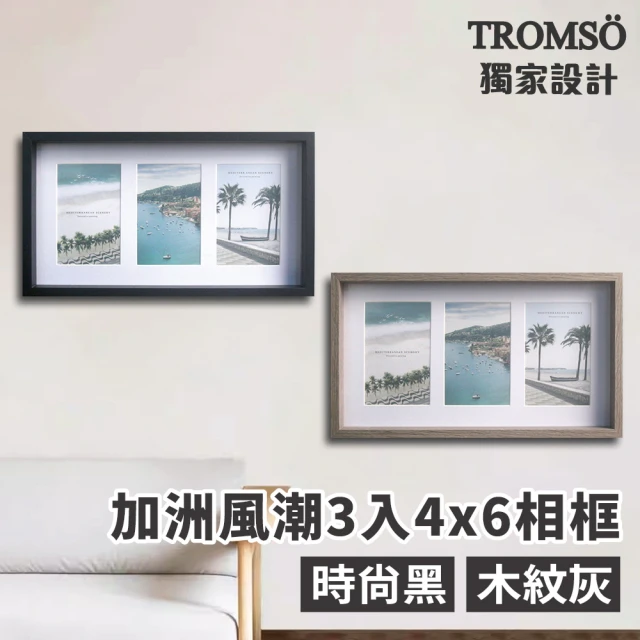 TROMSO 加洲風潮3入4x6相框(掛框相框)