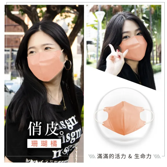 【藍鷹牌】N95立體型成人醫用口罩 多色綜合包 10片x2盒(10色各1片)