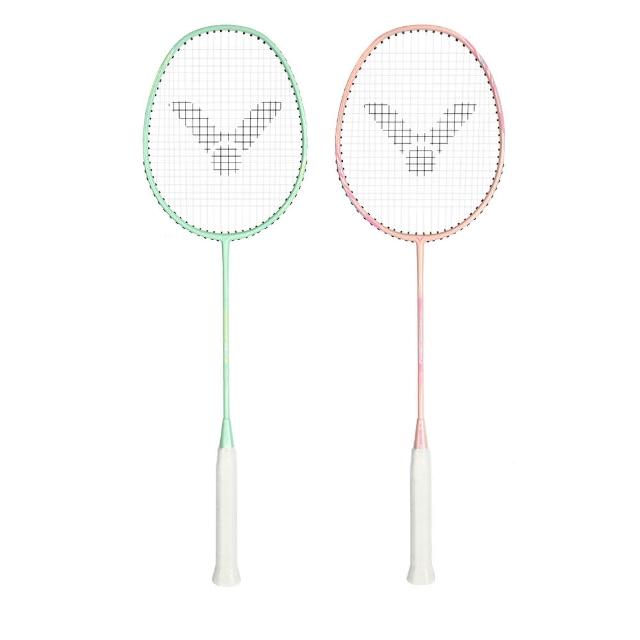 【VICTOR 勝利體育】穿線拍(TK-811CL/TK-812CL 淡綠色/粉紅)